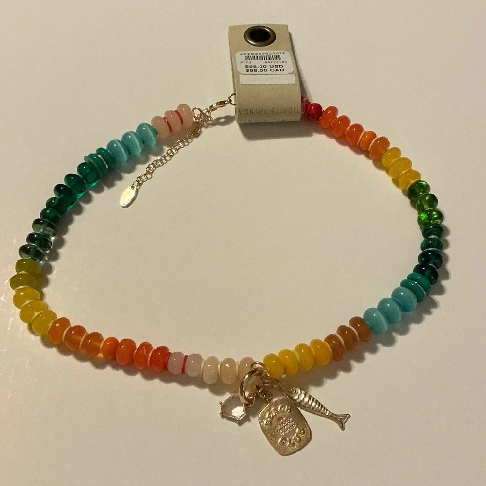 Anthropologie Beach Club Charm Necklace - Picture 2 of 5